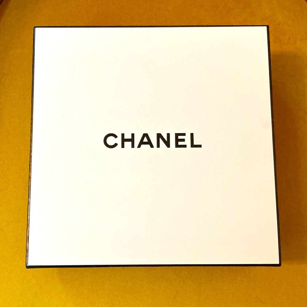 Chanel Black and White Box 8x8x3” Storage Macys gift